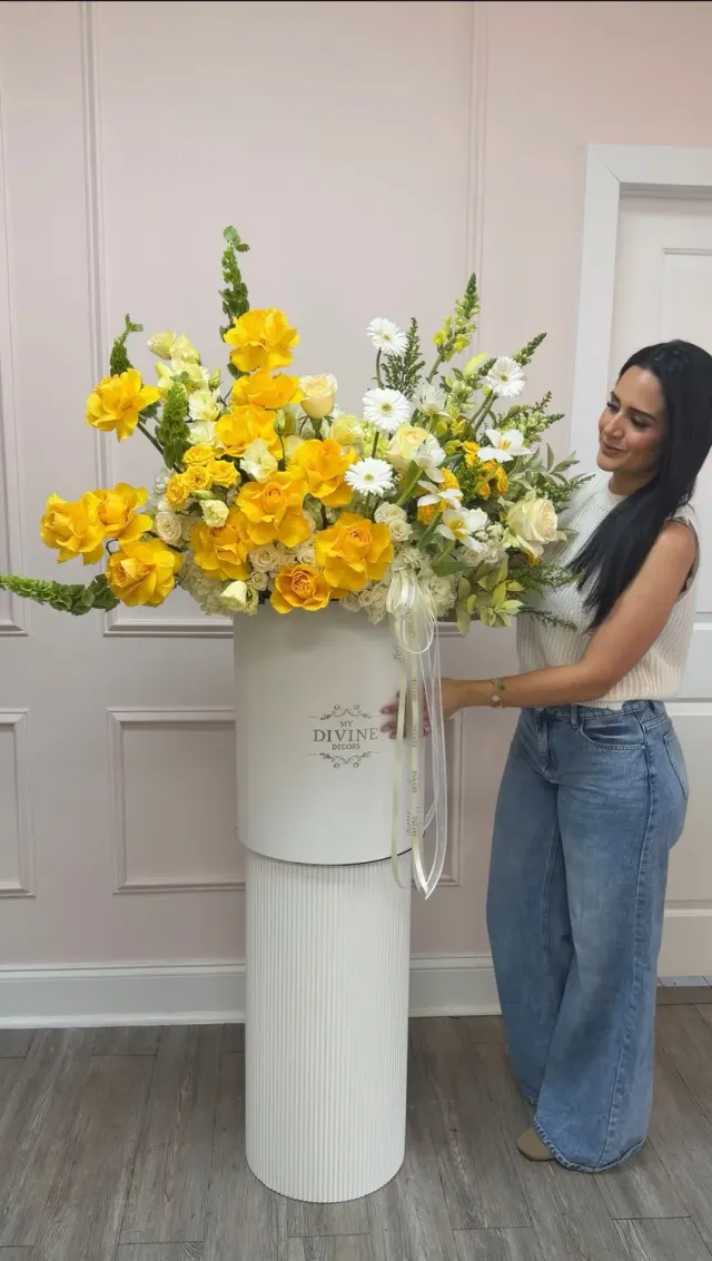 Caja Sombrero Golden Garden Grand Tall