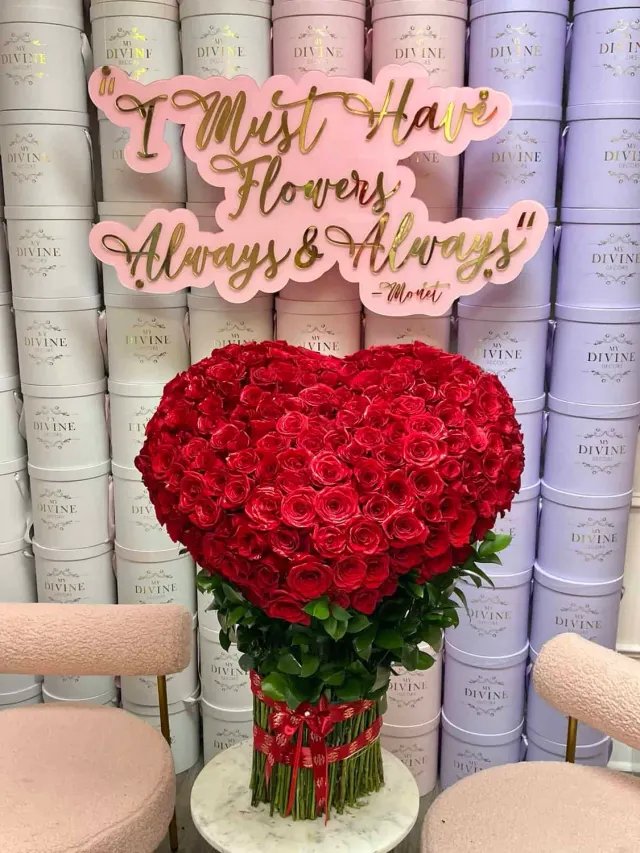 Ramo de Rosas Corazón de Pie
