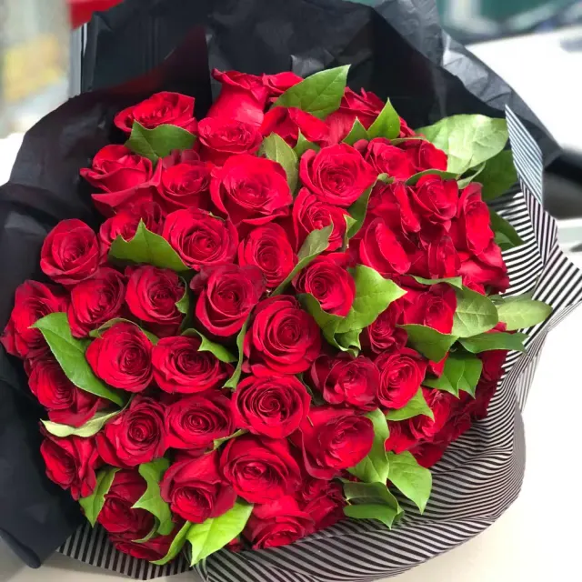 65 Red Rose Bouquet
