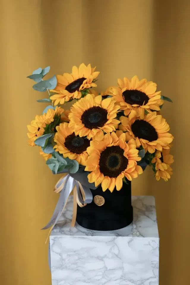 Flower Box Sunflowers