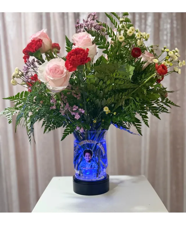 The Glow Portrait Birthday Bouquet