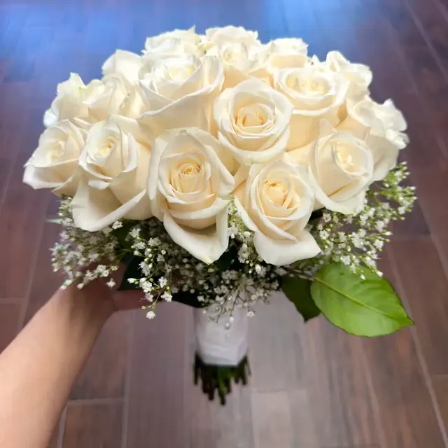 White Rose Bouquet