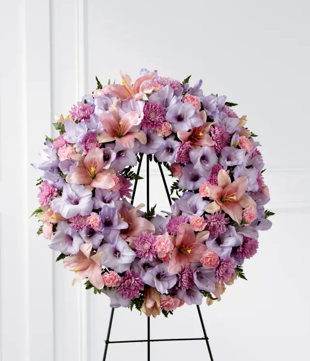 The FTD Sleep in Peace Wreath