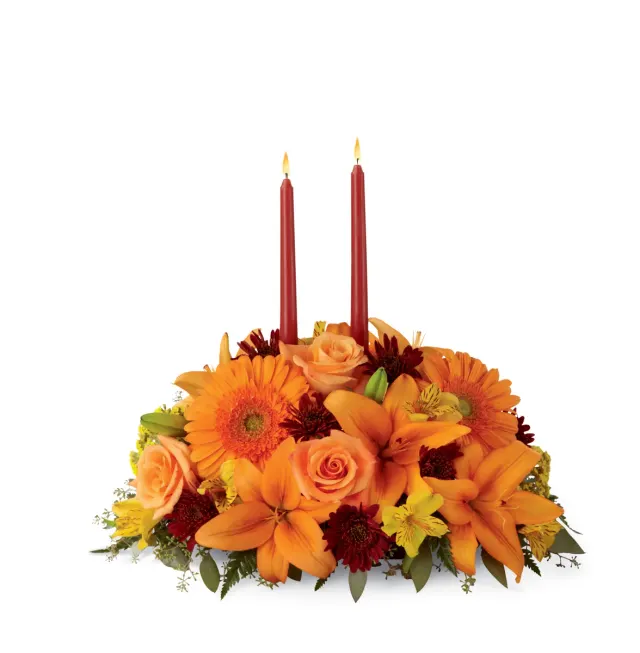 The FTD Bright Autumn Centerpiece