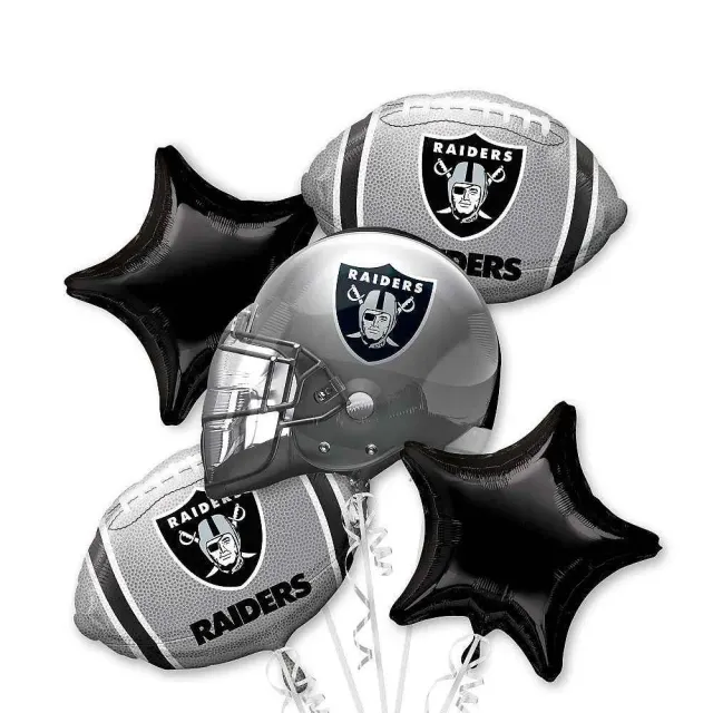 Las Vegas Raiders Balloon Bouquet