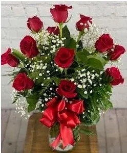 Traditional Dozen Red Roses Fh14-4