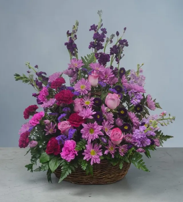 Gracious Lavender Basket