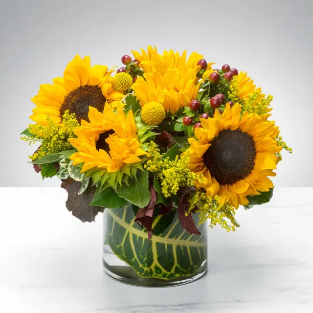 Sunny Sunflowers by BloomNation $75/95/115