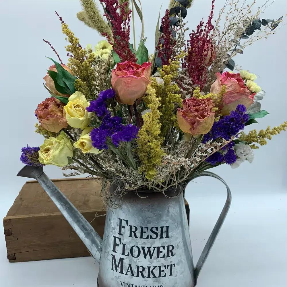 Rustic Long Lasting DRIED Flower Pot