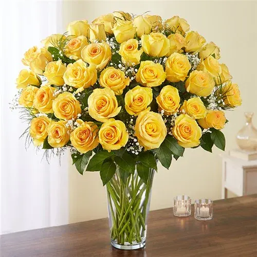 Ultimate Elegance Premium Long Stem Yellow Roses