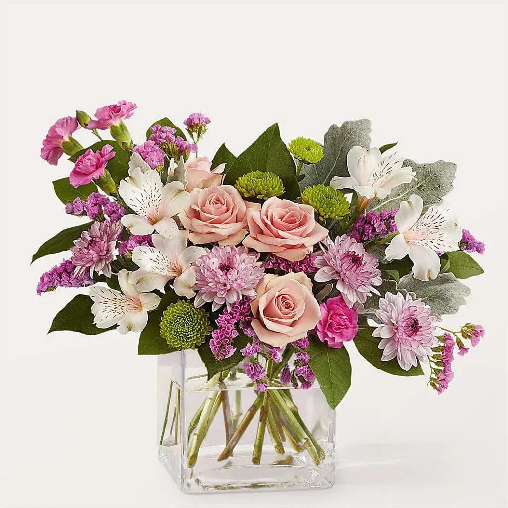 Pink Suede Bouquet