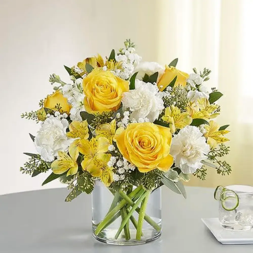 Yellow & White Delight Bouquet