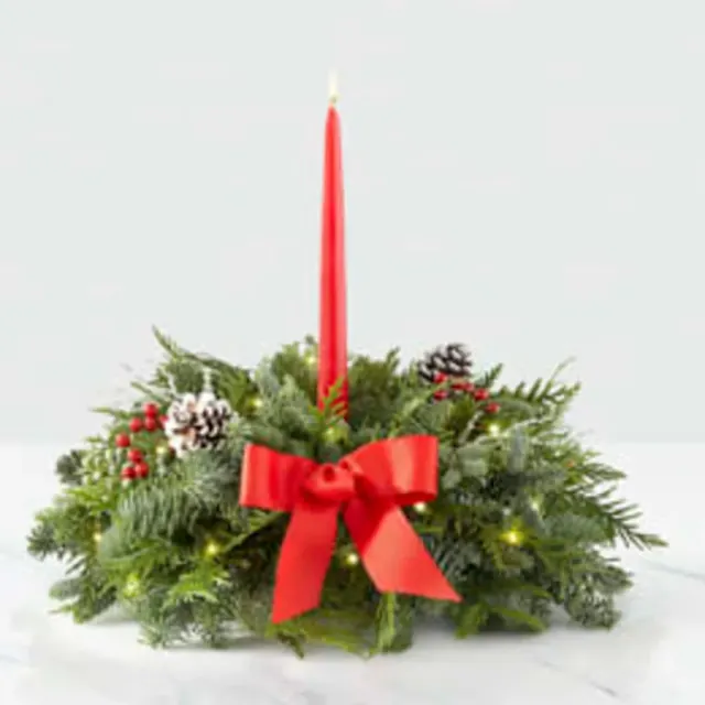 Deck the Halls Centerpiece with Lights