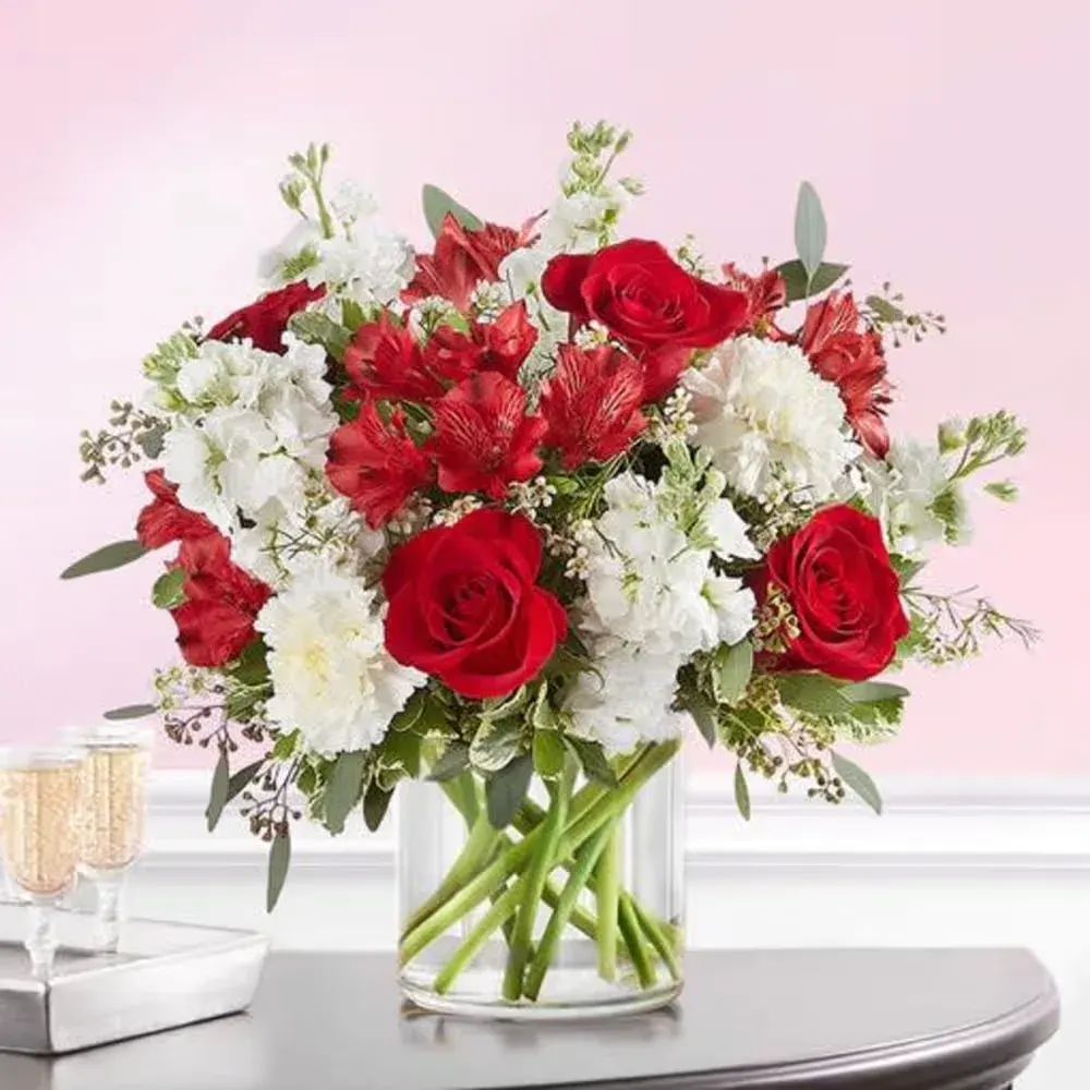 Crimson Rose Bouquet