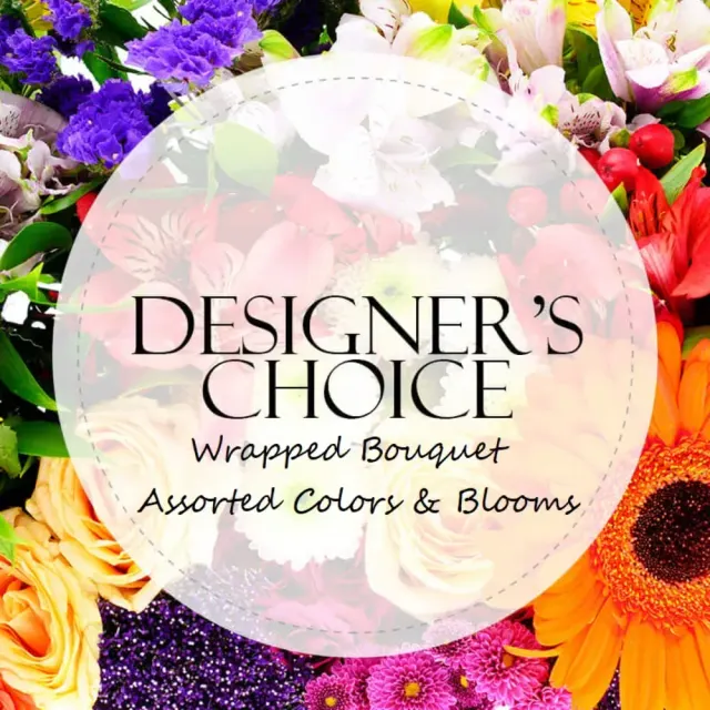 Designer's Choice Wrapped Bouquet