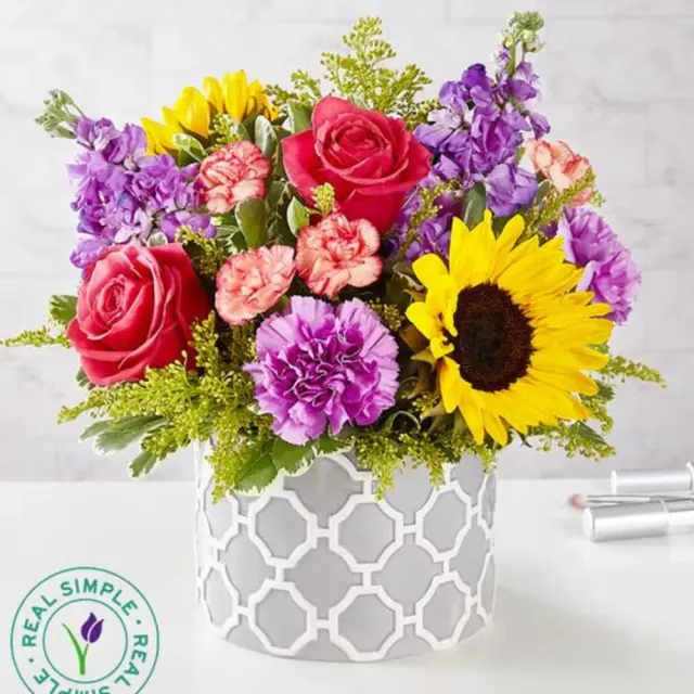 Vibrant Sensation Bouquet by Real Simple