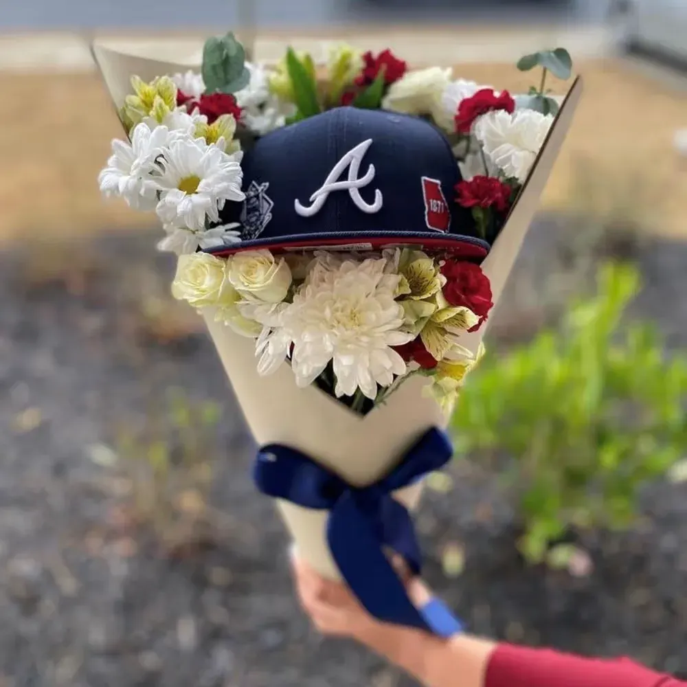 Hat Flower Bouqet Arrangment