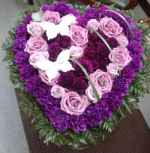Purple With Butterflies