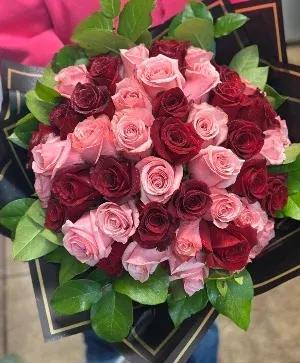 Classic 50 Rose Ramo Wrap