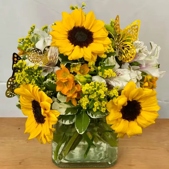 Sunflower Cube