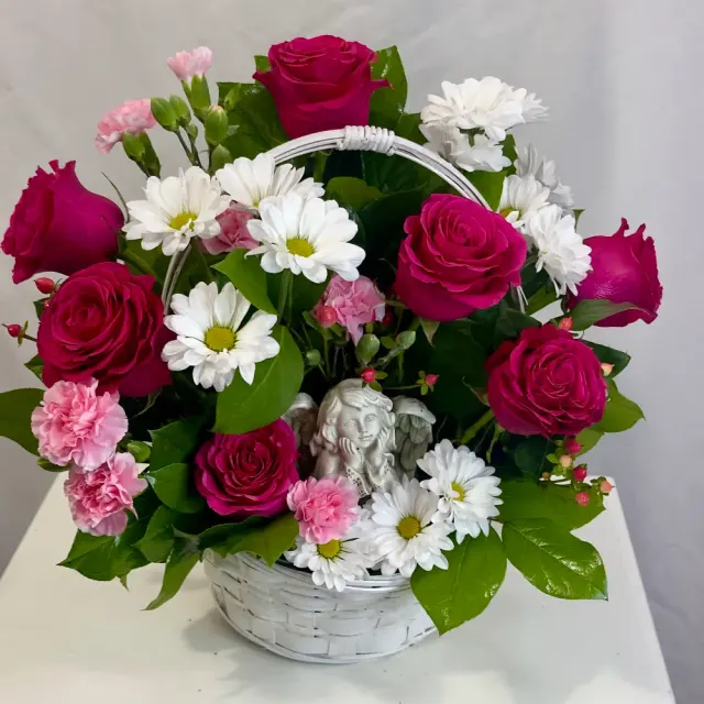 Angel Floor Basket