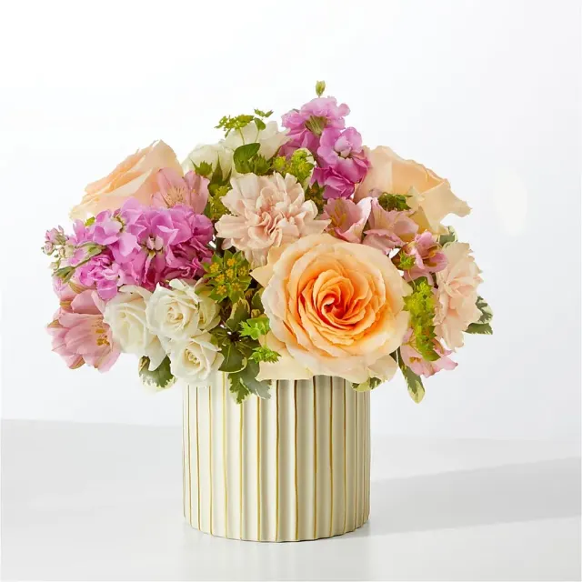 Paradise Bouquet with Ivory Vase