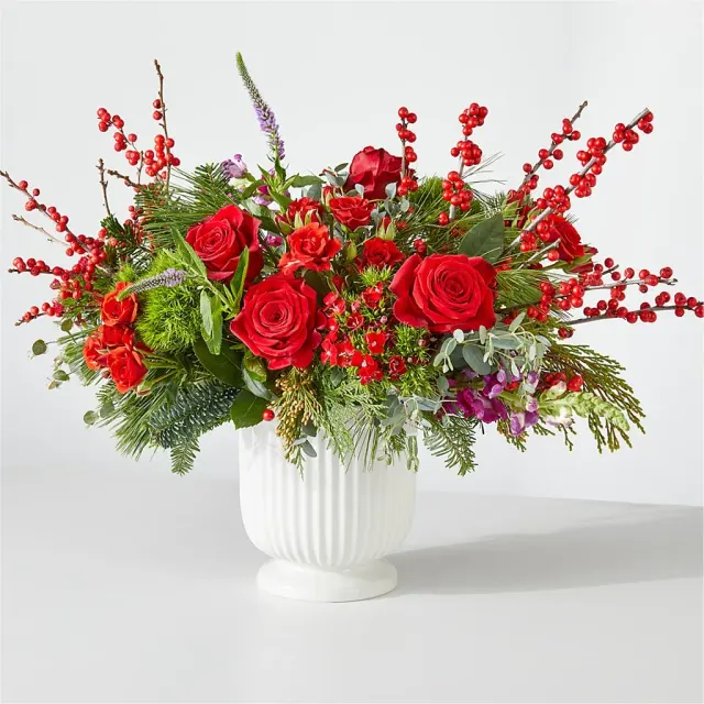 Big Red Bow Bouquet