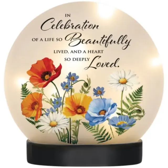 “deeply Loved” Led Table Decor