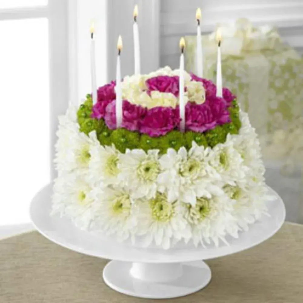 Birthday Floral Cake