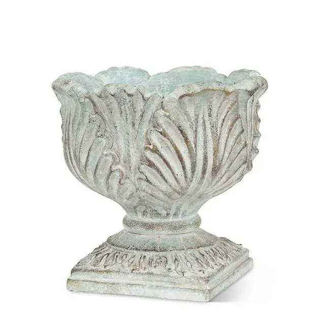 Ornate Pedestal Planter-7.5″ H