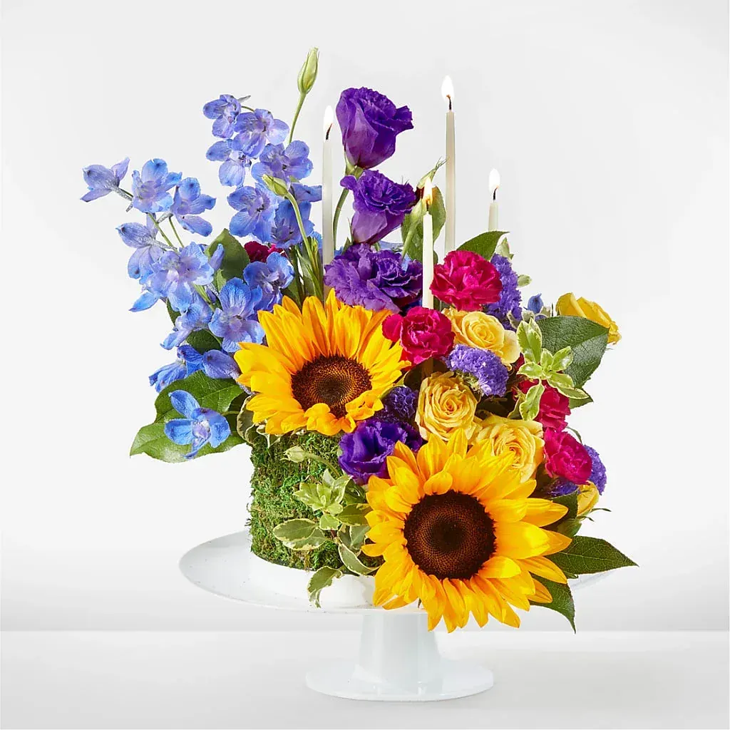 Star of the Day Floral Cake