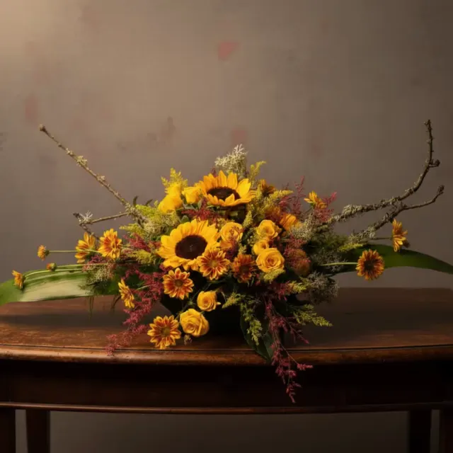 Sunflower Harvest Centerpiece