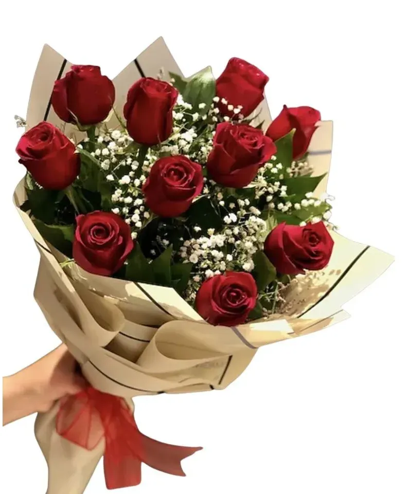 Red Rose Wrapped Dz