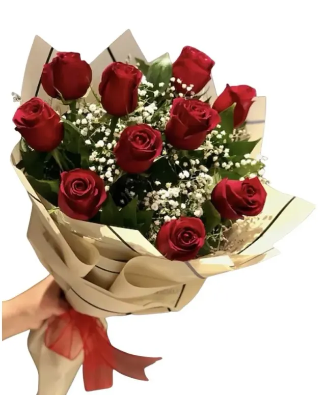 Red Rose Wrapped Dz