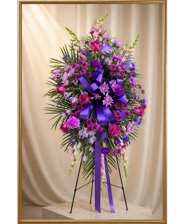 Lavender Reflection Standing Spray