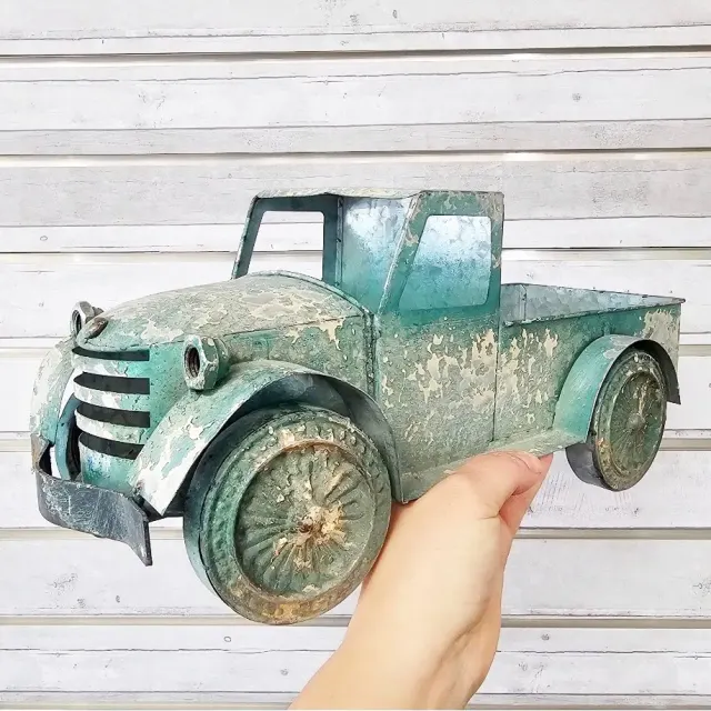 Plant Or Arrangement in Green Truck