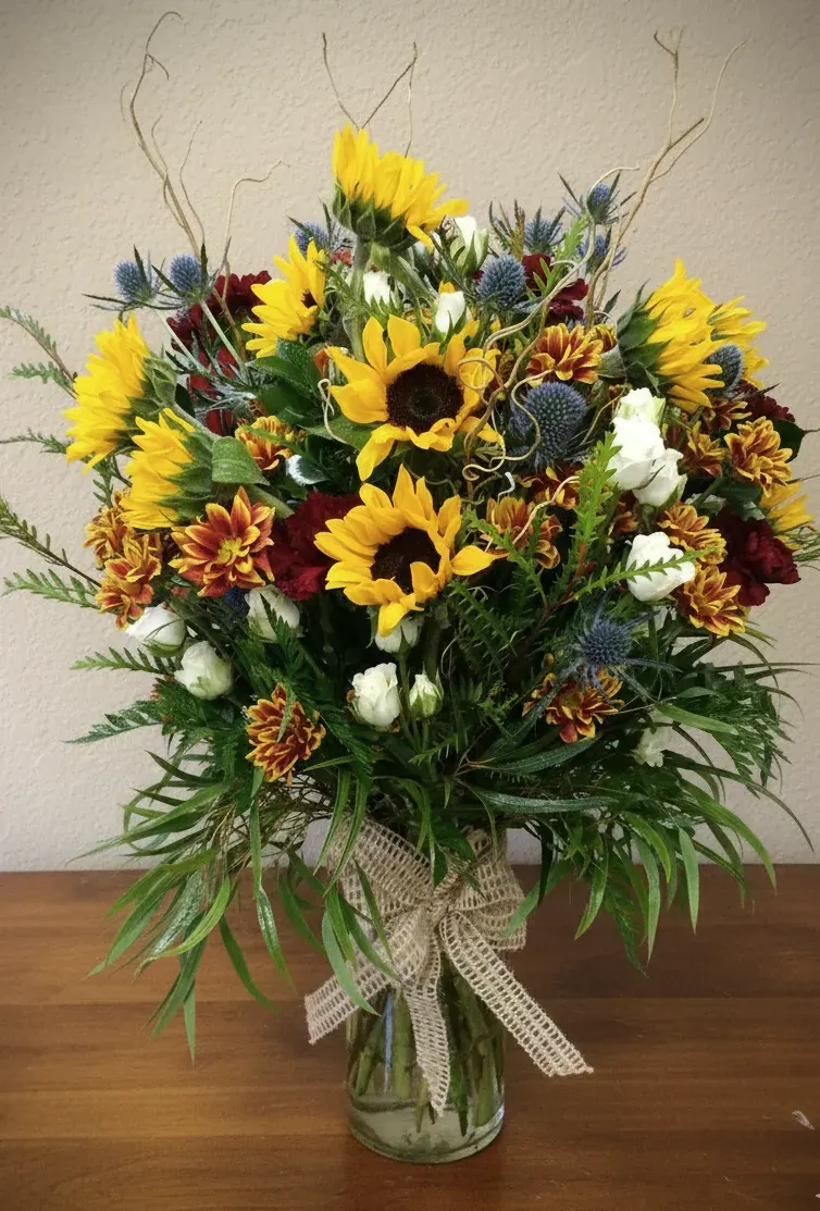 Rustic Sunflower Patch