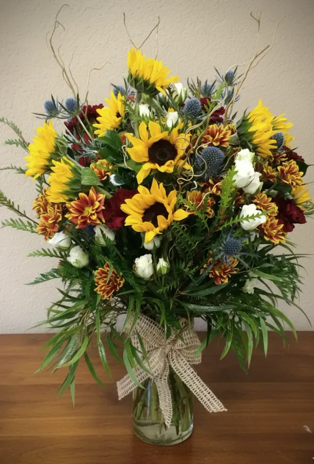 Rustic Sunflower Patch