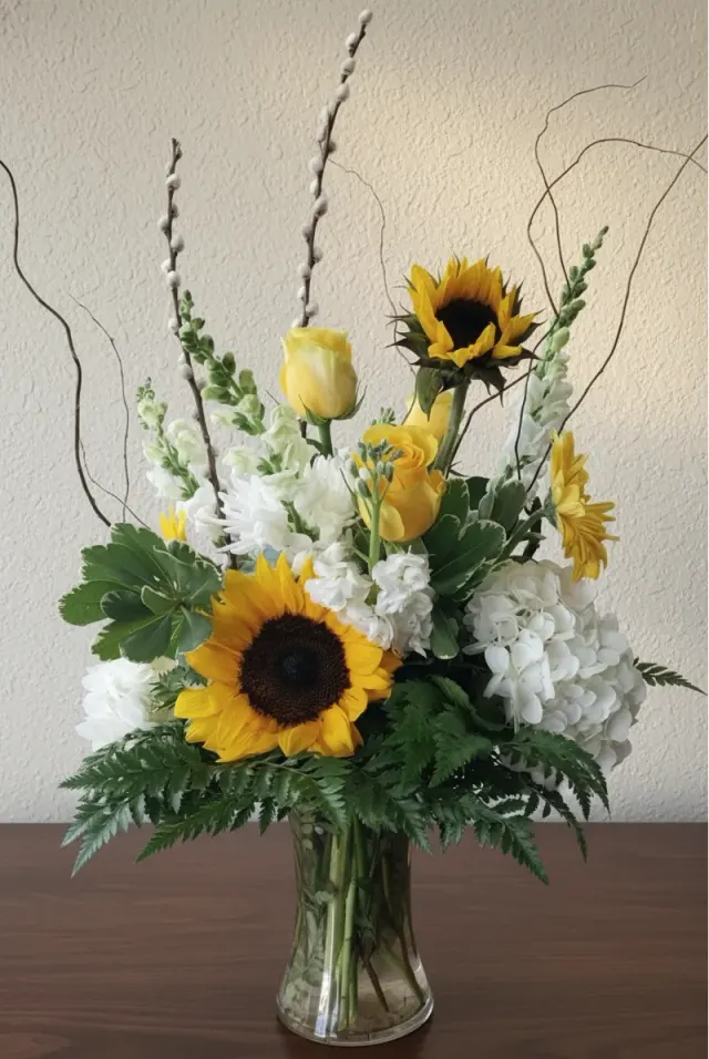 Willow and Sunflowers
