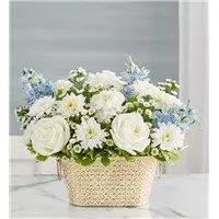 Loving Remembrance Blue And White All Around