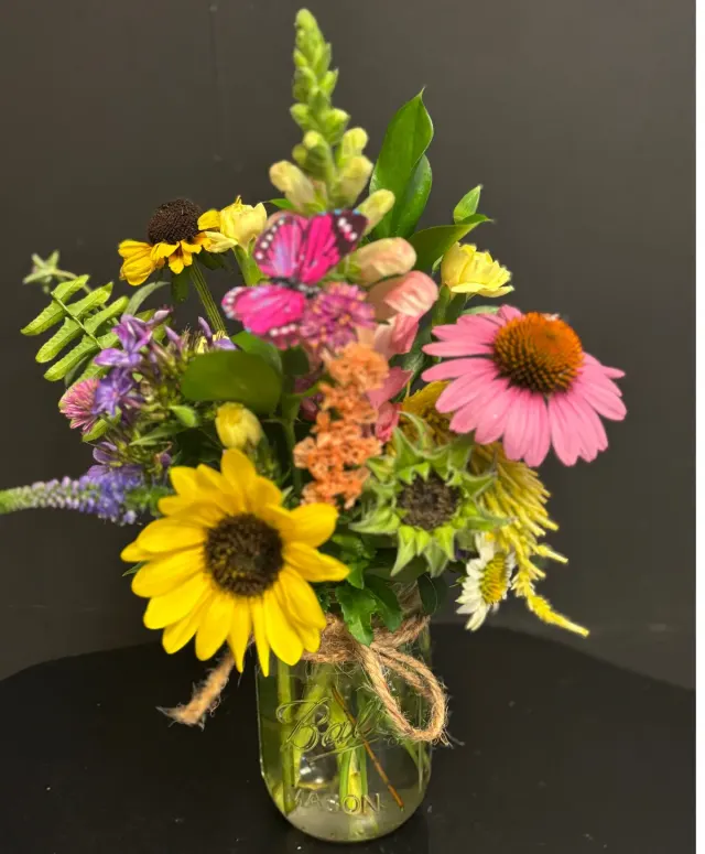Mason Jar Arrangement