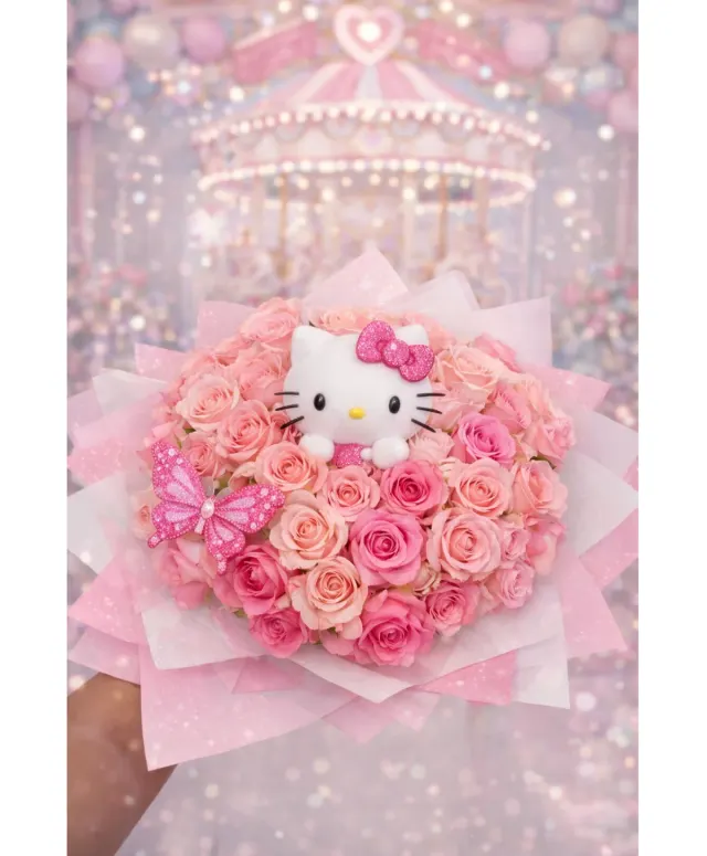 The Hello Kitty Pink Fantasy Bouquet