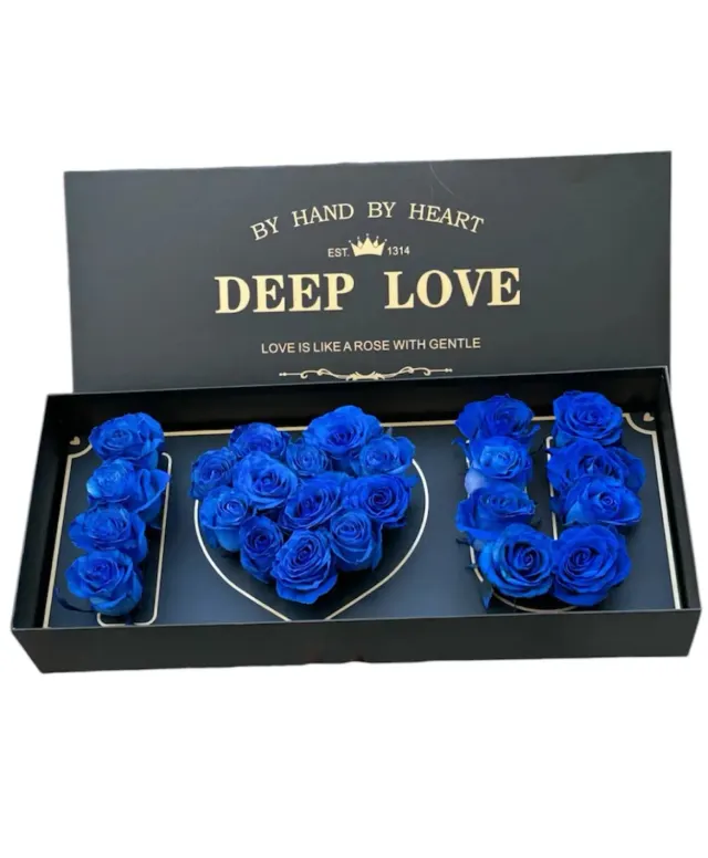 Deep Love Box in Blue
