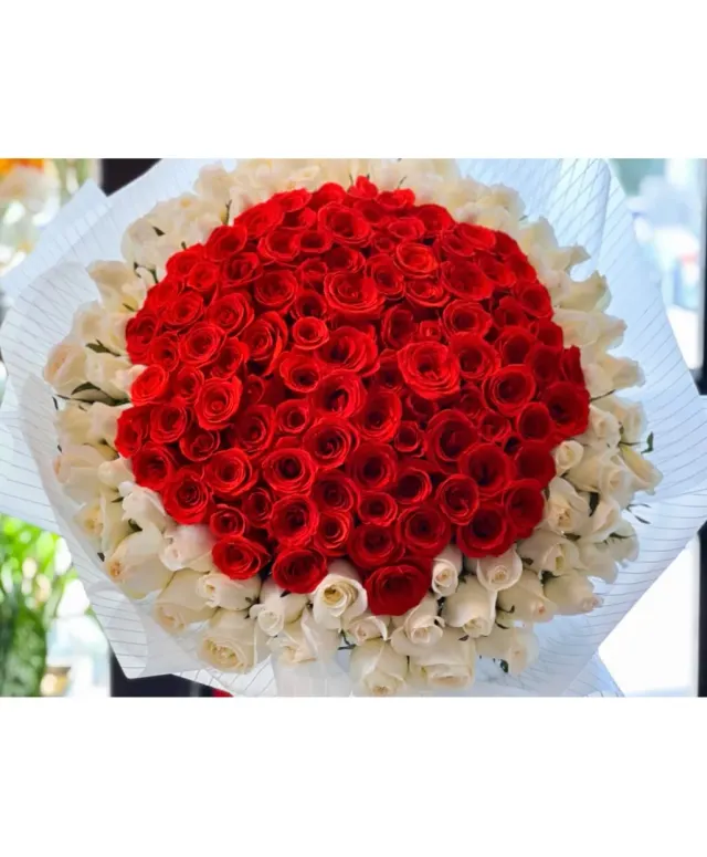 Red and White Bouquet