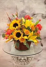 Sunflowers & Cattails