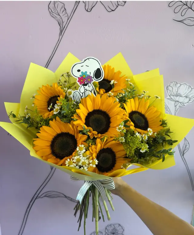 Snoopy's Sunflower Field