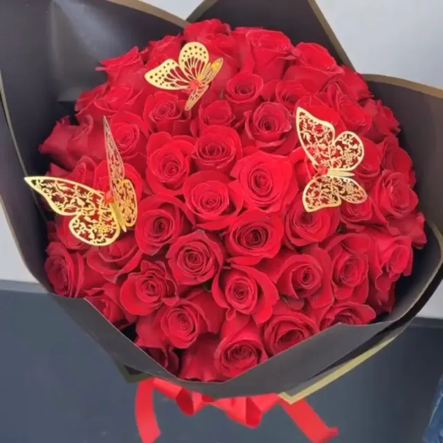 Red Roses Ramo Buchón (medium)