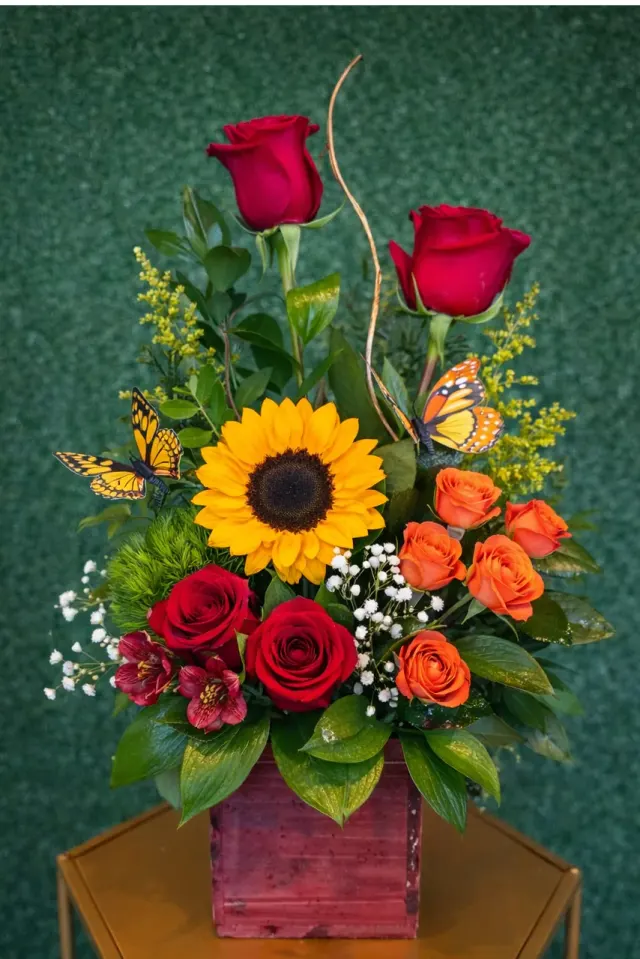 Golden Garden Arrangement