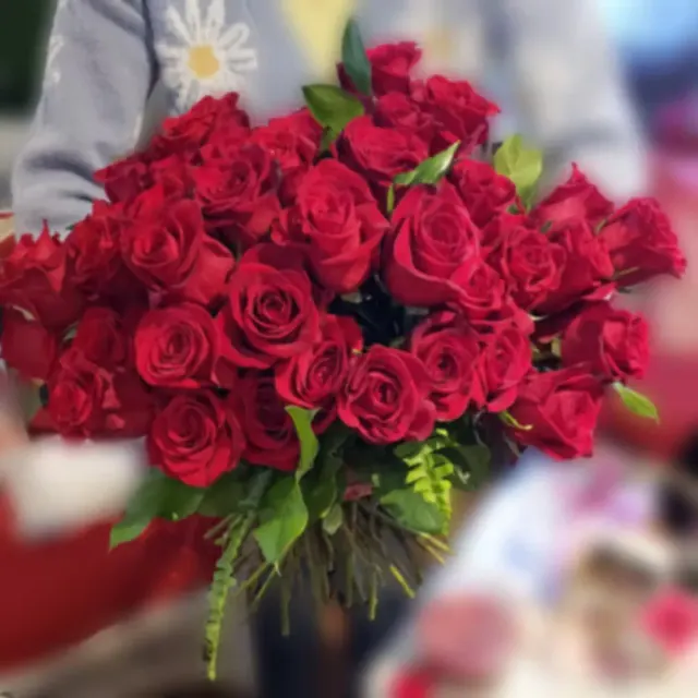 Glorious Rose Bouquet- 3 Dozen Red Roses