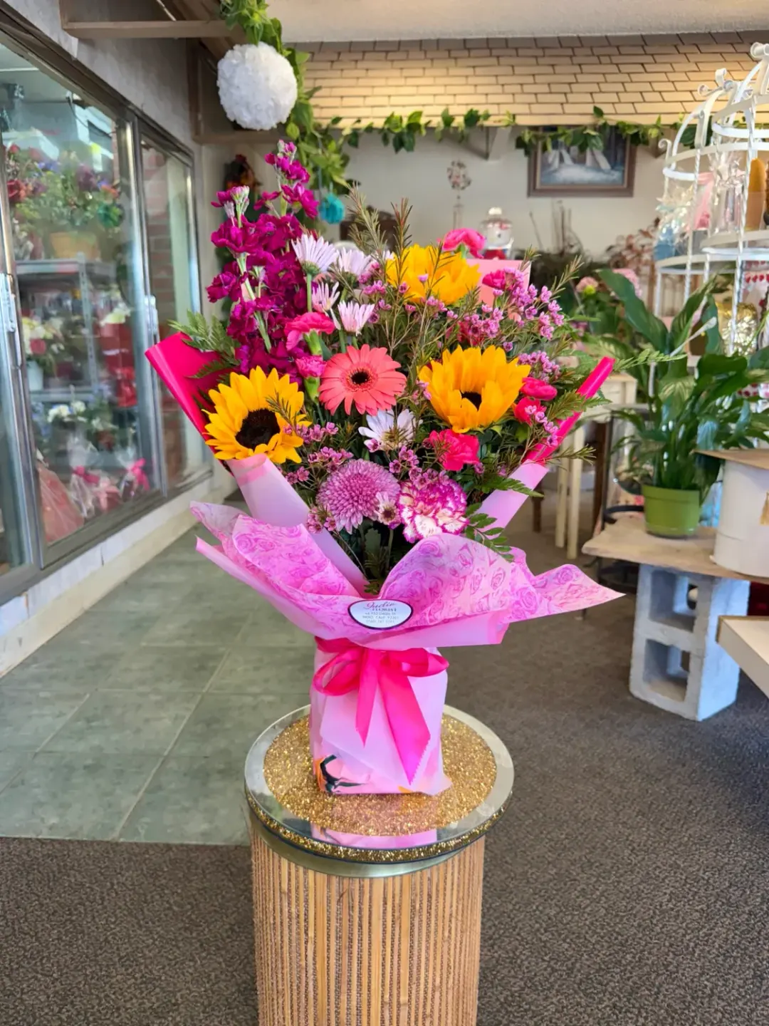 Golden Petals Bloom Wrap